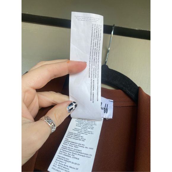 Joseph Ribkoff NWOT Brown Black Colorblock Shacket Jacket, Size 6, MSRP $250 - Picture 6 of 12